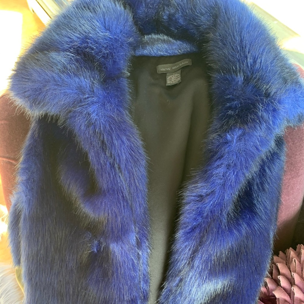 Steve Madden faux fur vest